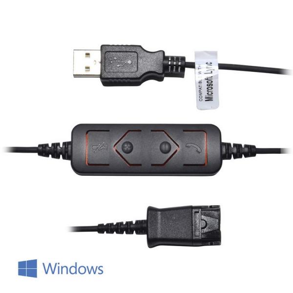 JPL BL-05MS+P kábel pre náhlavky s QD konektorom do USB
