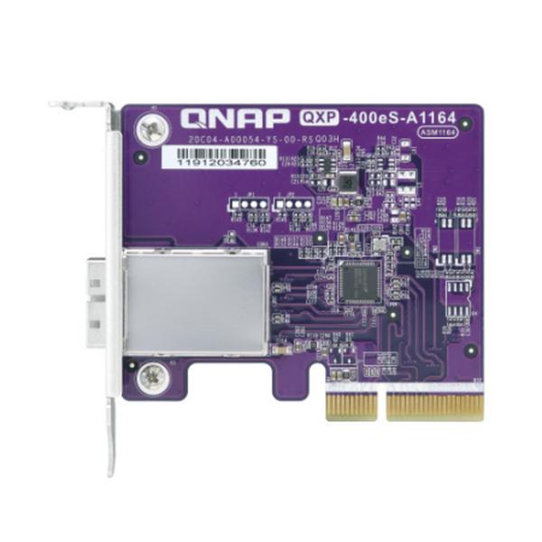 QNAP 1-port SFF-8088 SATA host bus adaptér, 4 x SATA 6Gb/ s, PCIe 3.0 x2, pre TL SATA JBOD
