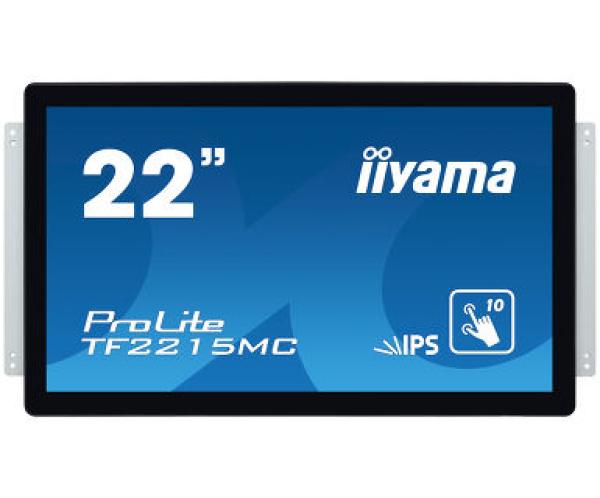 22" iiyama TF2215MC-B2: IPS, FullHD, capacitive, 10P, 350cd/ m2, VGA, DP, HDMi, čierny