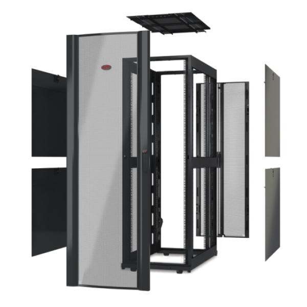 Netshelter SX 42U 600mm Wide x 1200mm Deep Enclosure Without Sides Black 