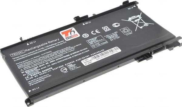 Batéria T6 Power pre HP Pavilion 15-bc000, 15-bc200, Omen 15-ax000, 5300mAh, 61Wh, 3cell, Li-pol