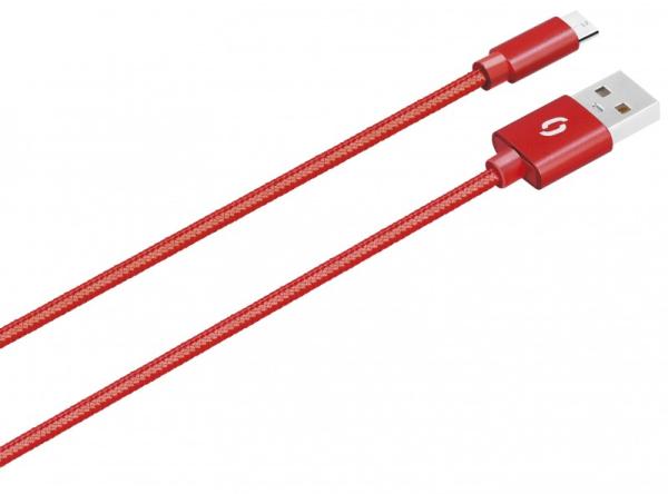 ALIGATOR PREMIUM 2A kábel, Micro USB 50cm, červený