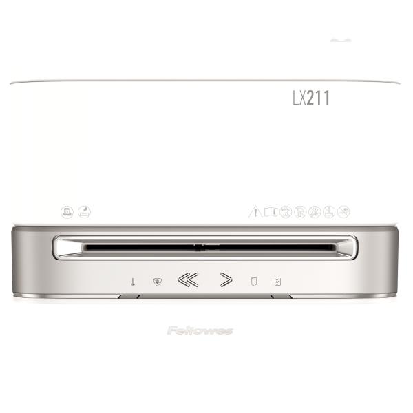 Fellowes Skartovač LX 211 biely 