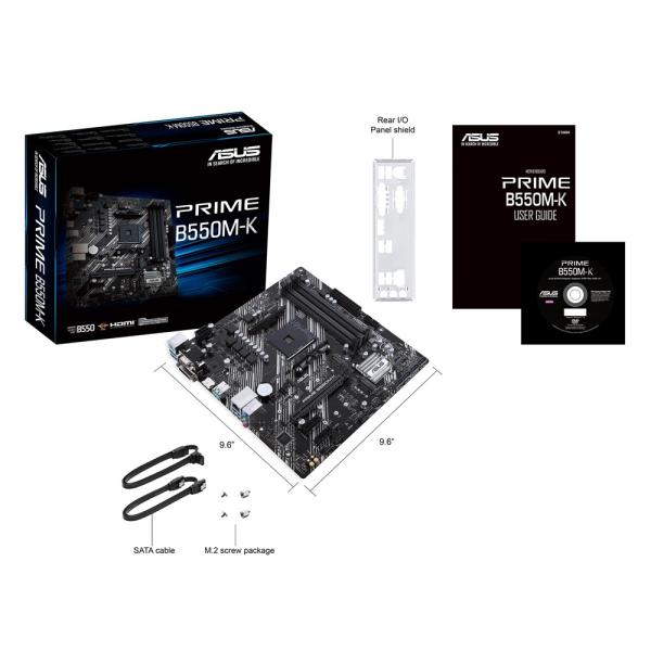 ASUS PRIME B550M-K/ AM4/ mATX 