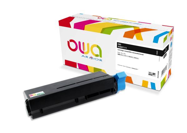 OWA Armor toner kompatibilný s OKI 45807111, čierna/ black