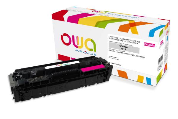 OWA Armor toner kompatibilný HP CF403A, 1400st, červená/ magenta