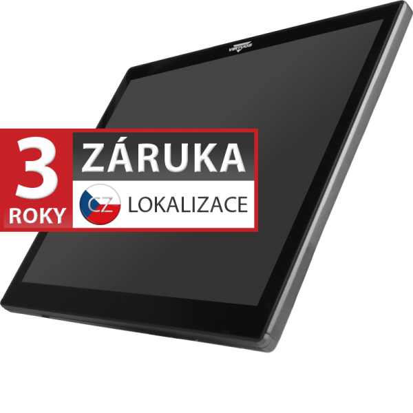 XPOS XP-3685, 15" 4:3 LCD LED, 400 cd/ m2, Celeron 3965U, 4GB RAM, 120GB M.2 SSD, kap. šedá, bez stoj