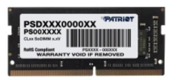 Patriot/ SO-DIMM DDR4/ 32GB/ 2666MHz/ CL19/ 1x32GB