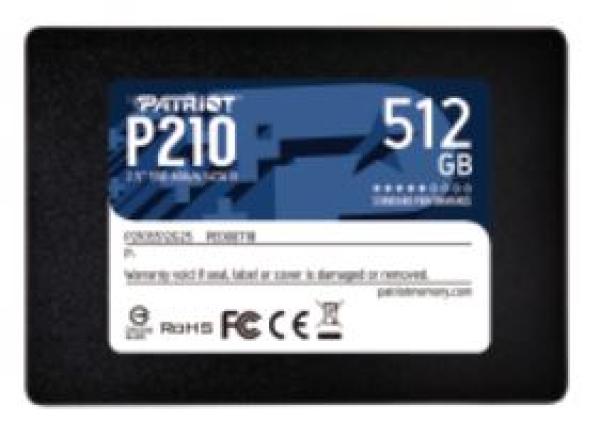 PATRIOT P210/ 512GB/ SSD/ 2.5
