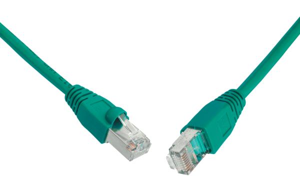 SOLARIX patch kábel CAT6 UTP PVC 5m zelený snag-proof