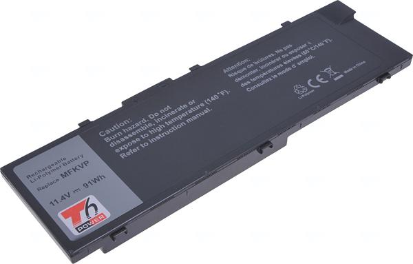Batéria T6 Power pre Dell Precision 15 7510, 7520, 17 7710, 7720, 7900mAh, 91Wh, 6cell, Li-pol 