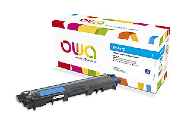 OWA Armor toner kompatibilný s Brother TN-247C, 2300st, modrá/ cyan