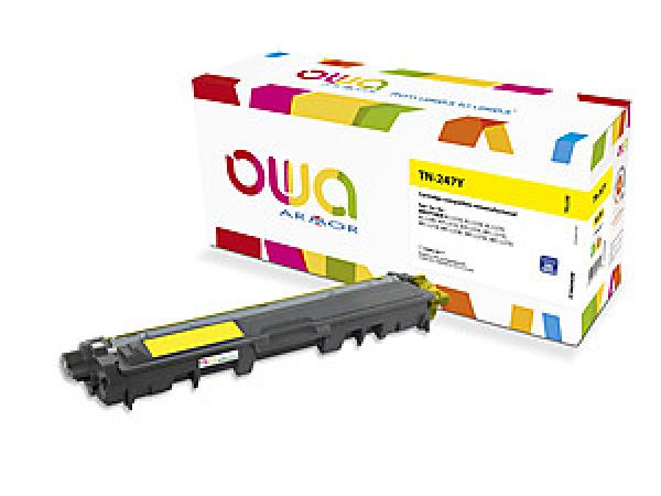 OWA Armor toner kompatibilný s Brother TN-247Y, 2300st, žltá/ yellow