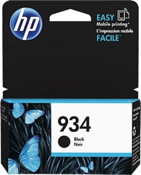 HP Čierna originálna atramentová kazeta HP 934