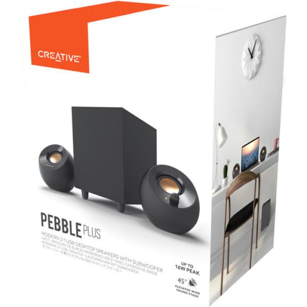 Creative Labs Pebble Plus/ 2.1/ 8W/ Čierna 