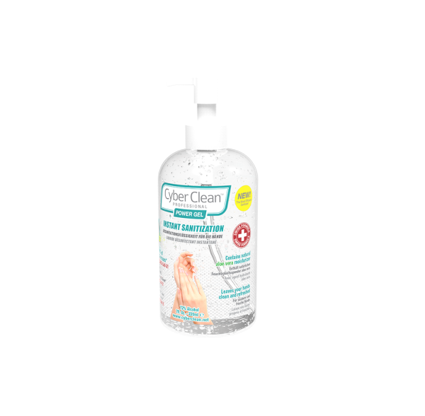 CyberClean POWER GEL - instant liquid sanitizer 7 oz / 220 ml (47029)