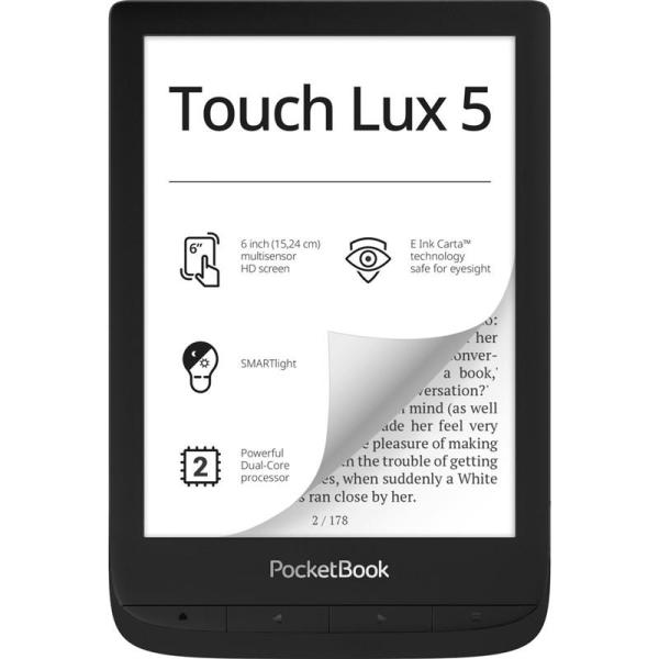E-book POCKETBOOK 628 Touch Lux 5, Black