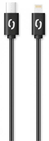 ALIGATOR Dátový kábel POWER 3A, USB-C/ lightning čierny