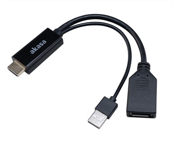 AKASA - HDMI na DP kábel