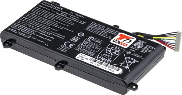 Batéria T6 Power pre Acer Predator 15 G9-591, G9-592, 17 G9-791, G9-792, 6000mAh, 88Wh, 8cell