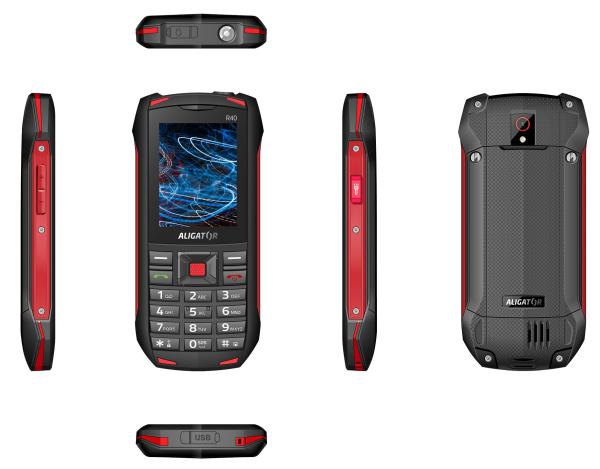 ALIGATOR R40 eXtremo čierno-červený 