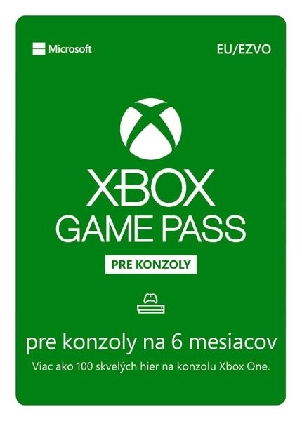 ESD XBOX - Game Pass Console - předplatné na 6 měsíců (EuroZone) 
