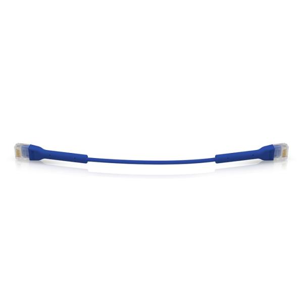Ubiquiti U-Cable-PATCH-RJ45-BL, Eth Patch Kábel, 0, 1m (0, 22m s konektormi), Cat6, modrý 