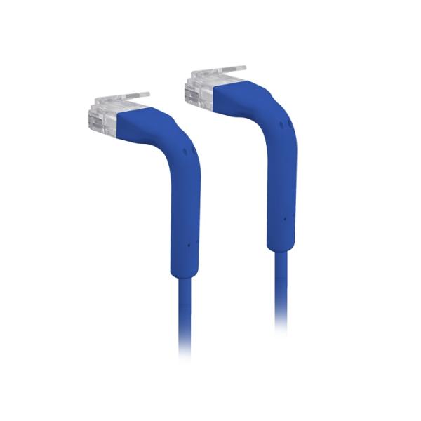 Ubiquiti U-Cable-PATCH-RJ45-BL, Eth Patch Kábel, 0, 1m (0, 22m s konektormi), Cat6, modrý