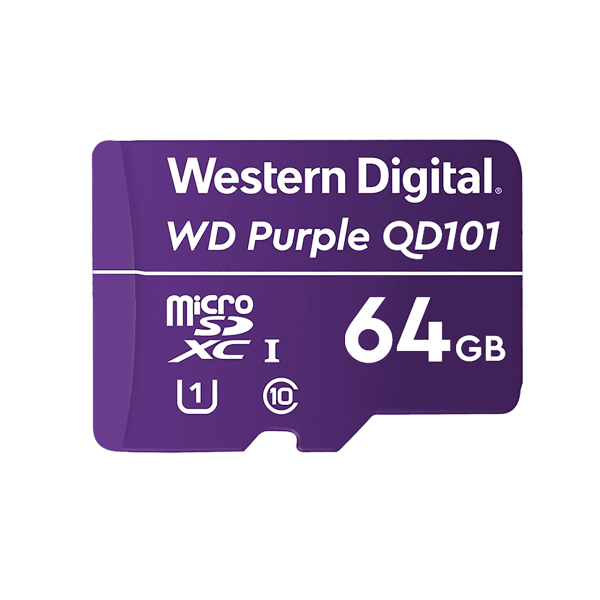 WD Purple microSDXC 64GB Class 10 U1