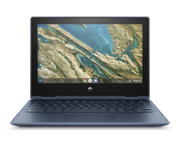HP Chromebook/ x360 11 G3 EE/ N4120/ 11, 6"/ 1366x768/ T/ 8GB/ 64GB eMMC/ UHD 600/ Chrome/ Blue/ 1R