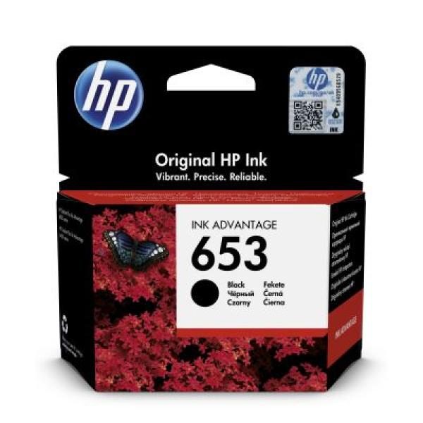 HP 653 čierna atramentová náplň (3YM75AE)