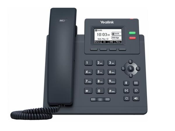 Yealink SIP-T31G SIP telefón, PoE, 2, 3" 132x64 nepodsv. LCD, x SIP úč., GigE