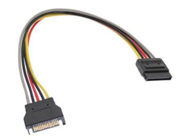 PremiumCord Napájací kábel k HDD Serial ATA predlžka 16cm