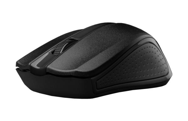 C-tech WLM-01/ Kancelárska/ Optická/ 1 200 DPI/ Bezdrôtová USB/ Čierna