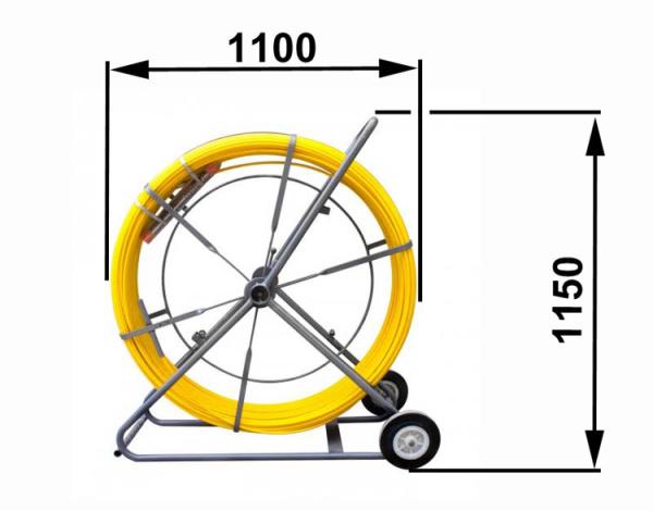 Laminátové naťahovacie péro "kobra" 12mm 200m