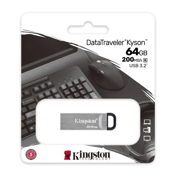 64GB Kingston USB 3.2 (gén 1) DT Kyson 