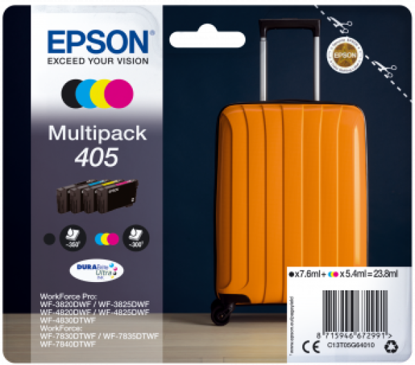 Epson Multipack 4 Colours 405 DURABrite Ultra Ink