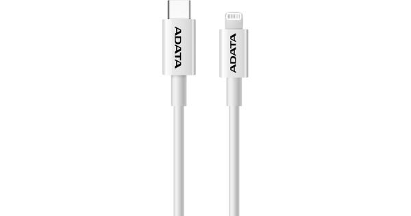 ADATA kabel USB-C na Lightning bílý 