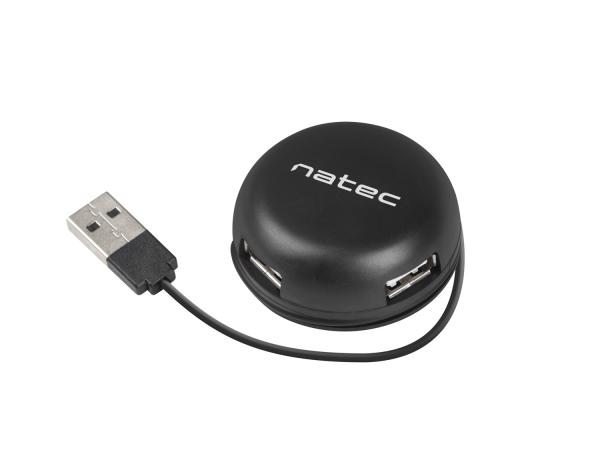 Natec BUMBLEBEE rozbočovač 3x USB 2.0 HUB čierny 