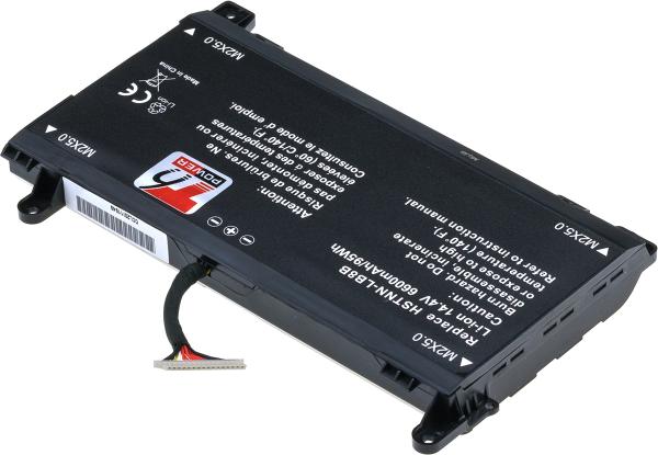 Batéria T6 Power HP Omen 17-an000, 17-an100, 16pin, Geforce 1060/ 1070, 5700mAh, 82Wh, 8cell, Li-ion 