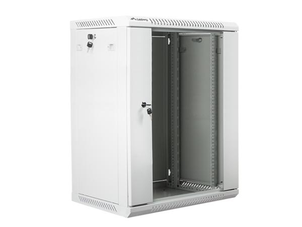 Nástenný rack 19&quot;&quot; 15U 600X450mm sivý flat pack 