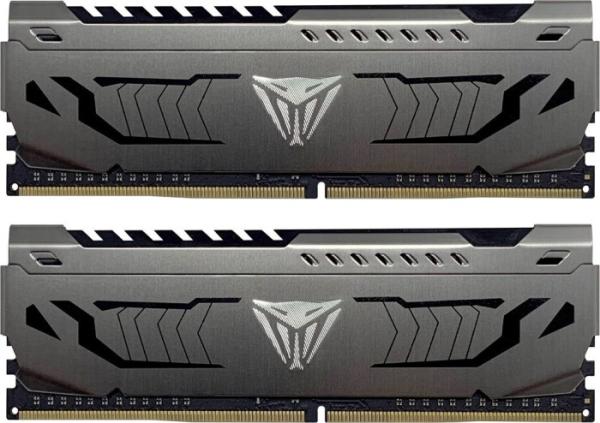 Patriot Viper Steel/ DDR4/ 64GB/ 3200MHz/ CL16/ 2x32GB/ Grey