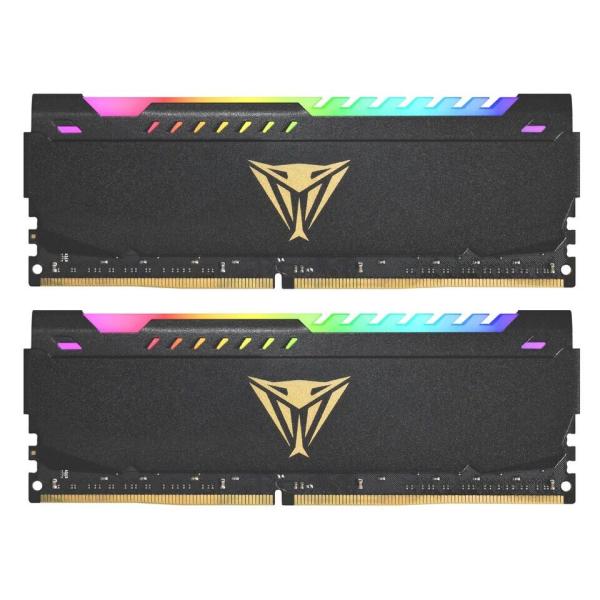 Patriot Viper/ DDR4/ 32GB/ 3600MHz/ CL20/ 2x16GB/ RGB/ Black