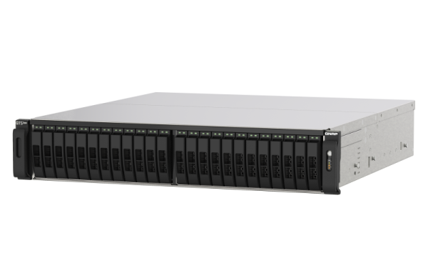 QNAP TS-h2490FU-7232P-256G (EPYC 3, 2GHz, ZFS, 256GB ECC RAM, 24x 2, 5" U.2, 2x 2, 5GbE, 4x 25 GbE)