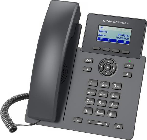 Grandstream GRP2601P SIP telefón, 2, 21" LCD displej, 2 SIP účty, 100Mbit port, PoE 