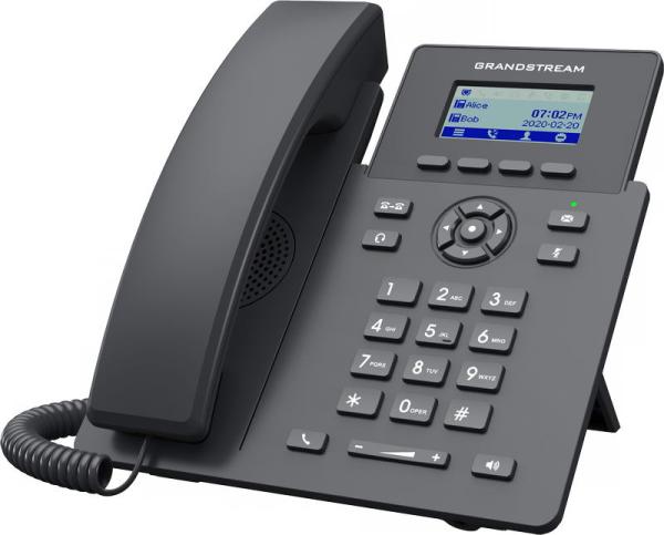 Grandstream GRP2601P SIP telefón, 2, 21" LCD displej, 2 SIP účty, 100Mbit port, PoE 