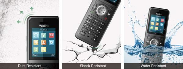 Yealink W59R SIP DECT odolná rúčka, 1.8" bar. displ., IP67 