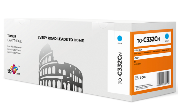 Toner TB kompatibilný s OKI C332 TO-C332CN CY