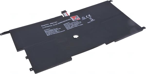 Batéria T6 Power pre Lenovo ThinkPad X1 Carbon 2nd Gen, 3rd Gen, 3350mAh, 51Wh, 8cell, Li-Pol