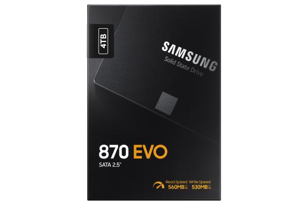 Samsung 870 EVO/ 4TB/ SSD/ 2.5"/ SATA/ 5R 
